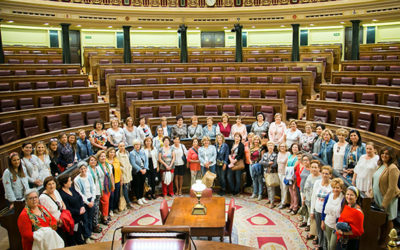 Las Asociaciones de Mujeres realizan un viaje cultural a Madrid para conocer la labor que se realiza en el Congreso