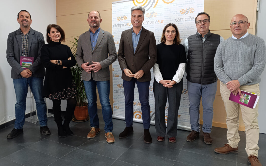 La Mancomunidad Campiña Sur y la Diputación de Córdoba desarrollarán un proyecto piloto de producción y comercialización de productos locales de la provincia