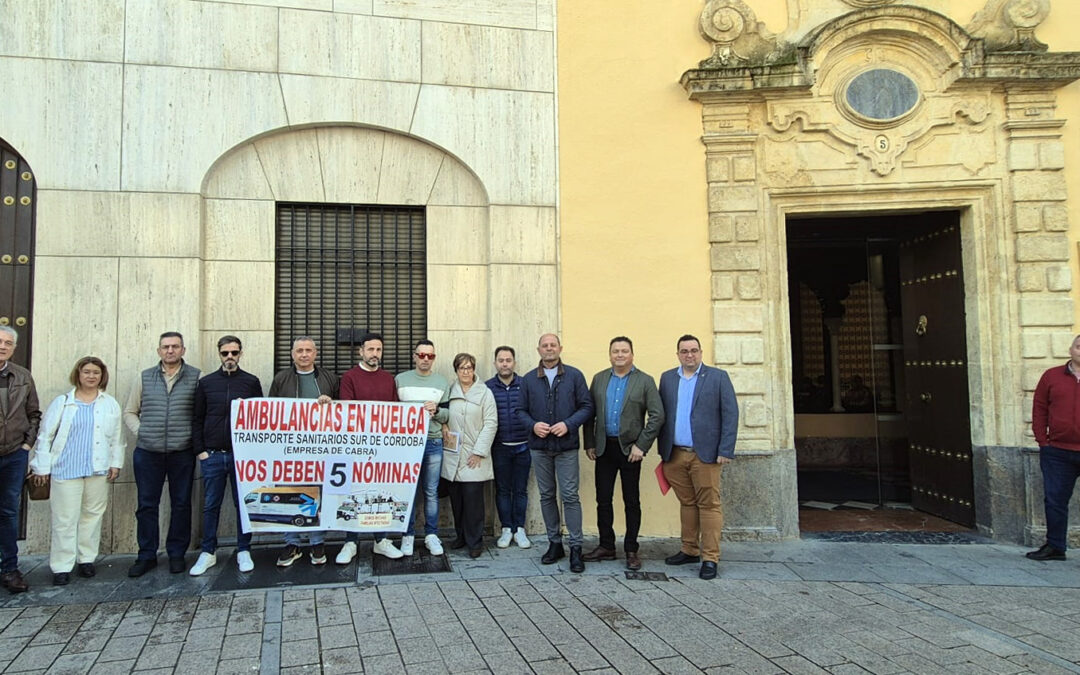 La Mancomunidad reclama soluciones urgentes a la Junta de Andalucía ante la situación del personal de la empresa Transporte Sanitario del Sur de Córdoba